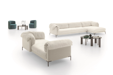 DROP - Sectional fabric sofa with removable cover by Ditre Italia - view 3
